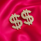 Icy 'Dollar Signs' Danglers