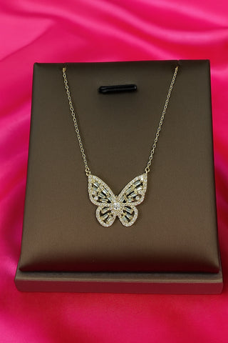 Icy 'Mariposa' Gold Chain