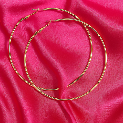 Gold 'Saweetie' Hoops