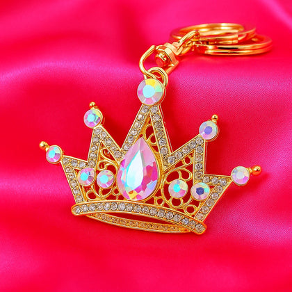 Icy 'Queen's Crown' Key Chain