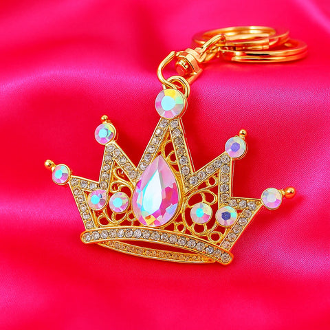 Icy 'Queen's Crown' Key Chain