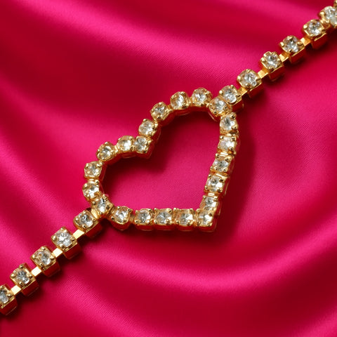 Icy Gold 'Lovers Paradise' Choker