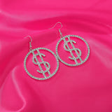 Icy ' Kaching' Hoops