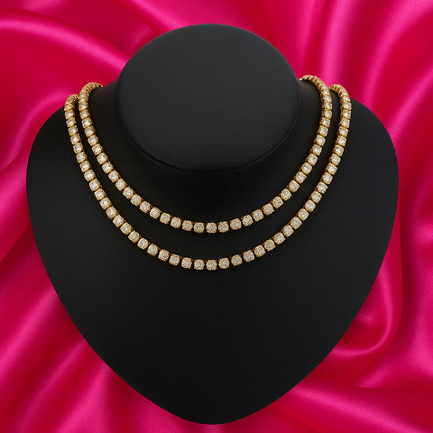 Icy Gold 'Londyn' Tennis Chain