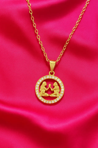 Gold 'Gemini' Symbol Chain