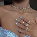 Icy Gold 'Lovers Paradise' Choker