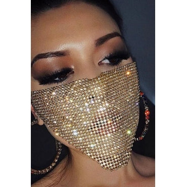 Icy Gold 'Reina' Face Mask